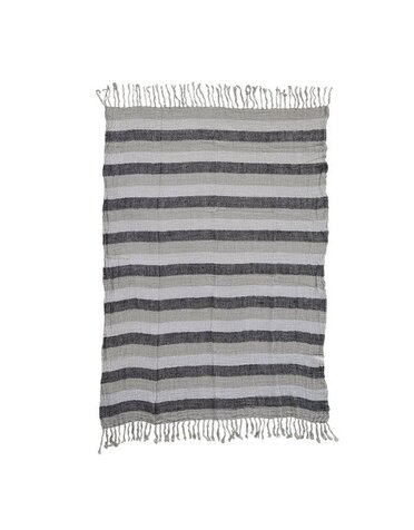 Aubange Handwoven Linen Throw, 51.25 X 67 in.