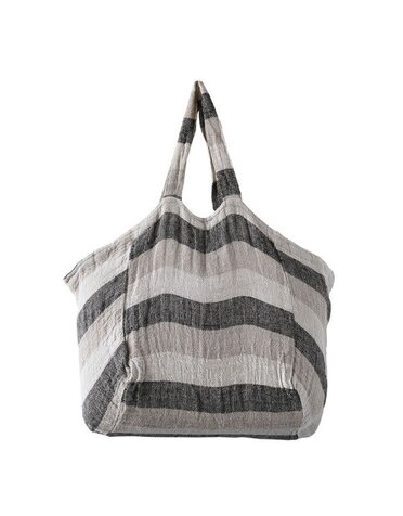 Aubange Handwoven Linen Market Bag, 15.75 in.