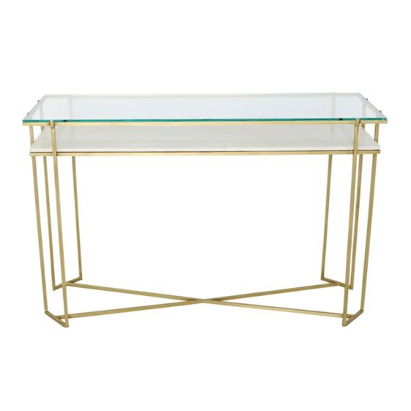 Shine Display Console Table, 47.5 X 15.5 X 31 in., Furniture Available for Local Delivery or Pick Up