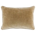 Heirloom Velvet Pillow, Wheat, 14 X 20 in.