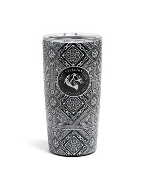 Blue Stallion Farm Mosaic Tumbler, Black, 20 oz
