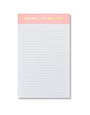 Chez Gagne Lined Notepad, Pink, 5 X 8, What Shall I F*ck with Today?