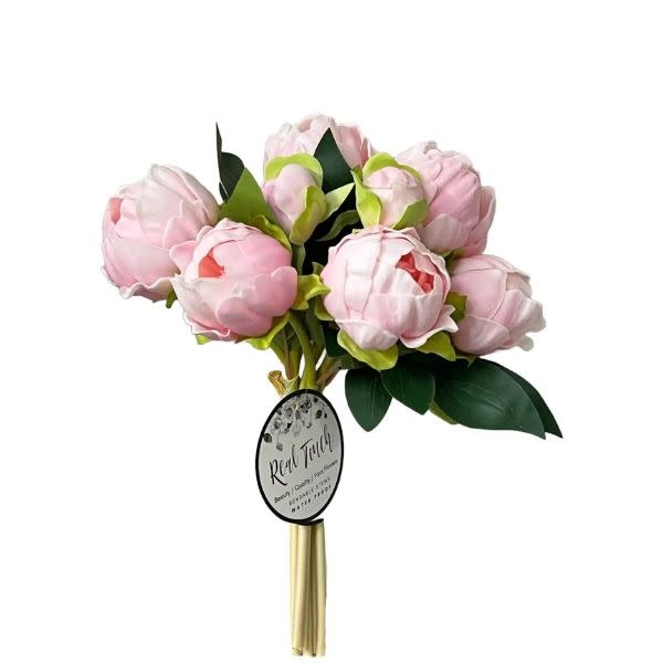 Peony Bundle, 10.5 in., Soft Pink