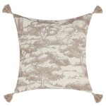 Stonework Pillow, Natural, 22 X 22 in.