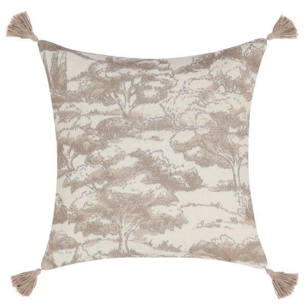 Stonework Pillow, Natural, 22 X 22 in.