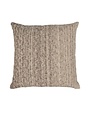 Beryl Pillow, Cocoa Brown, 22 X 22 in.