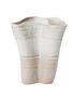 Claribel Vase, Off-White, Short, 10.75 X 6.25 X 8, Decor Available for Local Pick Up