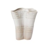 Claribel Vase, Off-White, Tall, 9.25 X 5.75 X 11