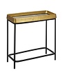 Currey and Co Tanay Brass Side Table 27 X 12 X 28, Furniture Available for Local Delivery or Pick Up