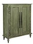 Green Bijou Hall Cabinet, 42 X 16.5 X 54, Furniture Available for Local Delivery or Pick Up