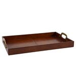 Greg's Tray, Hand-Tooled Leather, 17 X 3 X 12