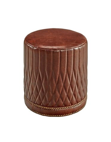 Paris Flea Ottoman, 19.25 X 19.25 X 19.25, Furniture Available for Local Delivery or Pick Up