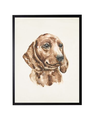Antique Curiosities Inc Watercolor P Artwork, Dachshund, 8 X 10 in.