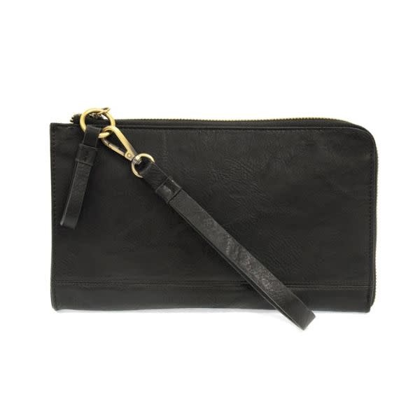 Joy Susan Karina Convertible Wristlet and Wallet, Black