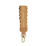 Joy Susan Easy Find Wristlet, Natural Scalloped Straw