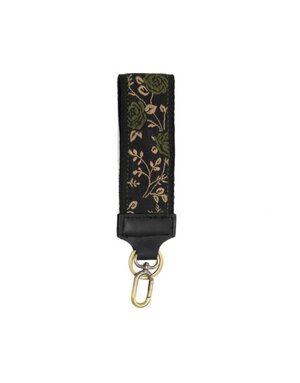 Joy Susan Easy Find Wristlet, Olive Untamed Roses