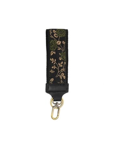 Joy Susan Easy Find Wristlet, Olive Untamed Roses
