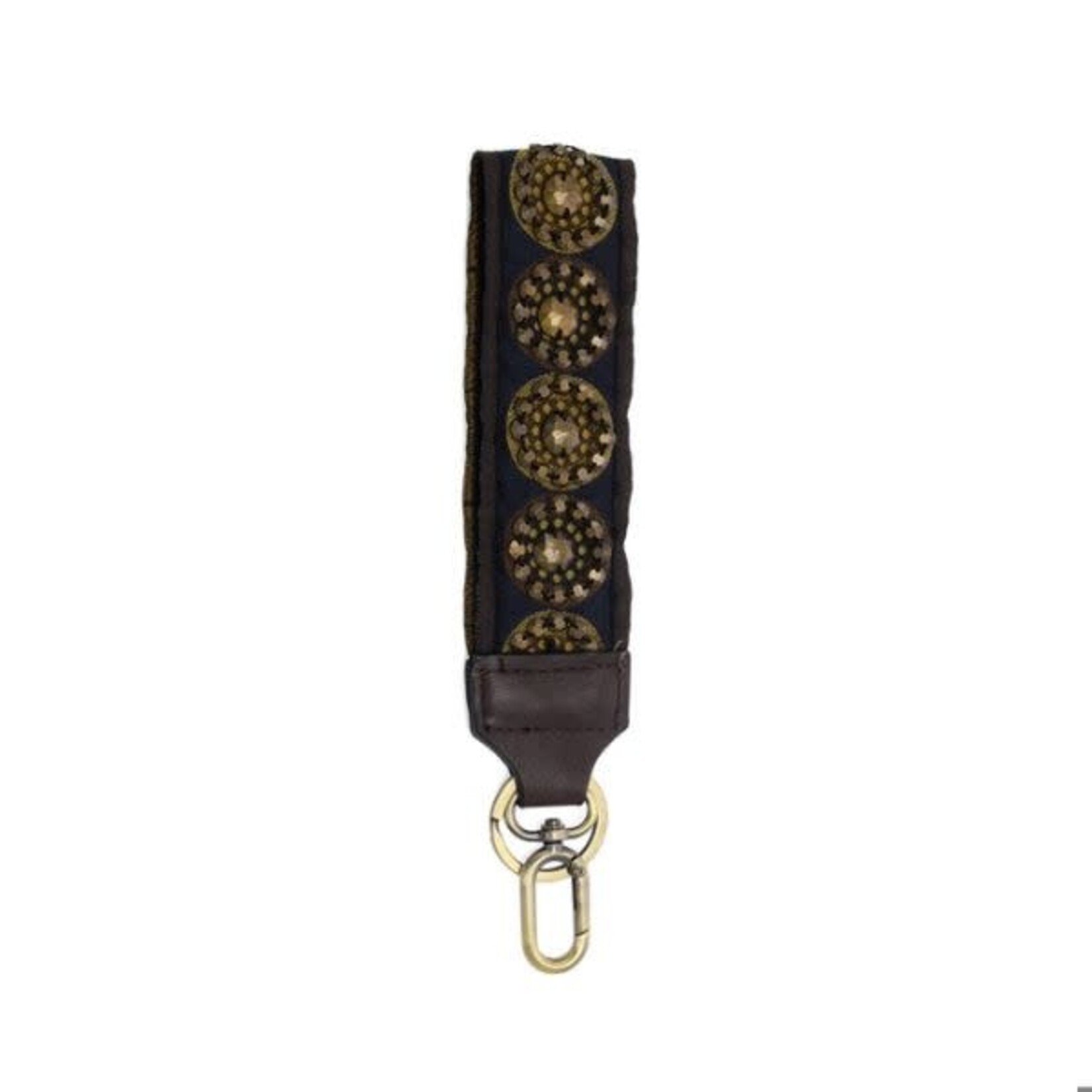 Joy Susan Easy Find Wristlet, Navy Hand Nailed