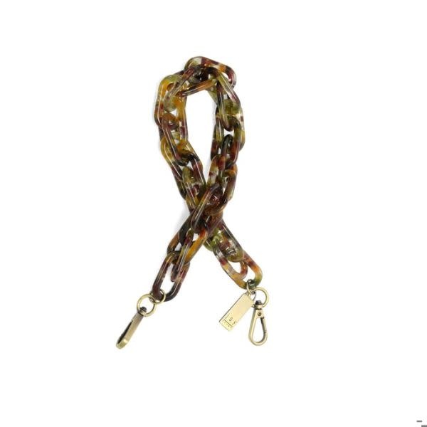 Joy Susan Lucite Cluster Chain Strap, Autumnal