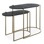 Aztec Nesting Tables, Set of Two, 27 x 22 x 14
