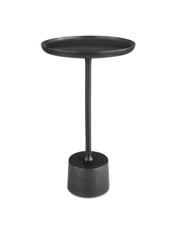 Aluminum and Iron Accent Table, 13 X 23 X 13, Furniture Available for Local Delivery or Pick Up