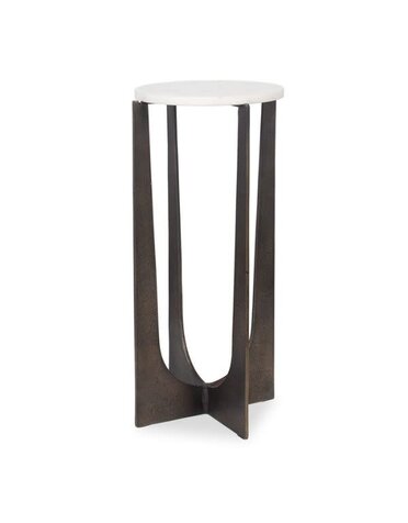 Iron Frame Accent Table, 12 X 24 X 12, Furniture Available for Local Delivery or Pick Up