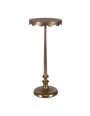 Antique Brass Accent Table, 10 X 23 X 10, Furniture Available for Local Delivery or Pick Up