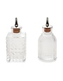 Pressed Glass Bitters Bottle with Spout, 2 oz., Assorted Styles