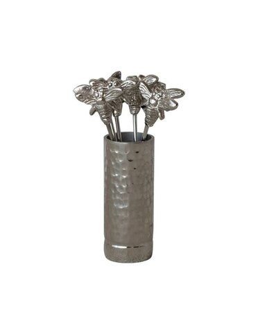 Appetizer Picks with Bee Handles, Boxed Set of 7