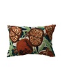 Embroidered Pomegranate Lumbar Pillow, 18 X 12 in.