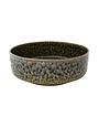 Stoneware Bowl, Reactive Glaze, Green, 11 X 4.25 in.