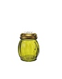 Cheese/Spice Shaker with Gold Metal Lid, Olive, 2.5 X 3.25 in.