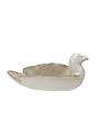Stoneware Bird Shaped Dish, White