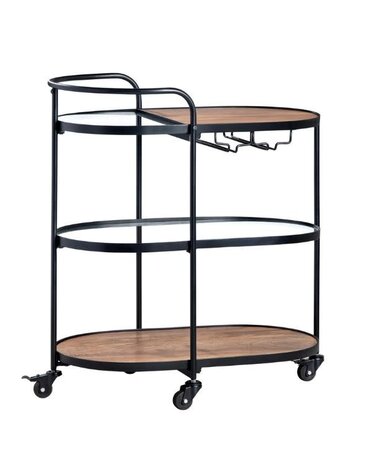 Jaxon Bar Cart, 29.75 X 18.25 X 27.5 in, Furniture for Local Delivery or Pick Up