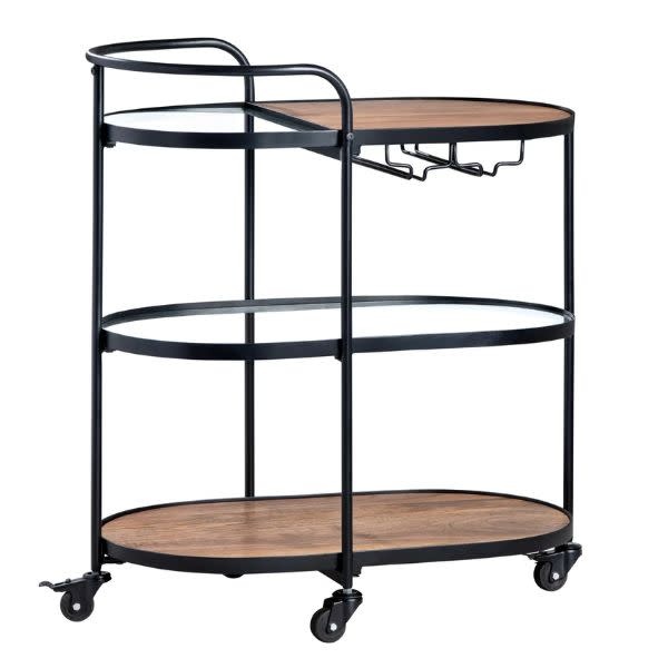 Jaxon Bar Cart, 29.75 X 18.25 X 27.5 in, Furniture for Local Delivery or Pick Up