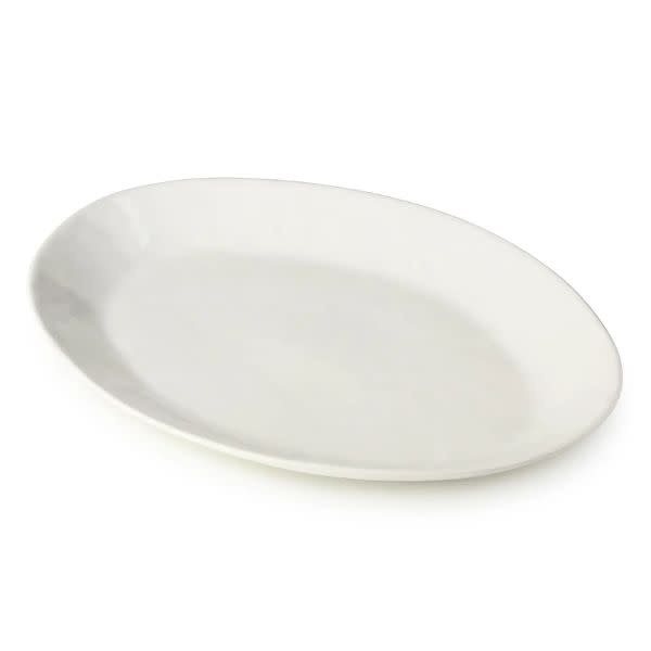Certified International Oval Platter, 16 in., Linen Cream