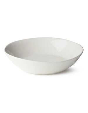Certified International Pasta Bowl, 13 in., Linen Cream
