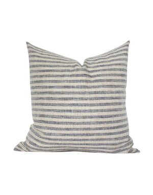 Sanford Striped Throw Pillow, Denim, 22 X 22 in.