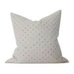 Odette Dotted Throw Pillow, Ivory, 22 X 22 in.