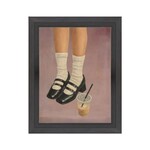 Caffeine & Mary Janes Art, 7 X 9 in.