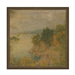Autumn Landscape Framed Antique Art, 6 X 6 in.