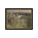 The Bridge At Argenteuil Framed Antique Art, 9 X 7 in.