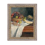 Still Life with Honeydew Framed Antique Art, 8 X 10 in.