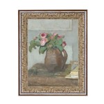 Rose Vase Framed Antique Art, 8 X 10 in.