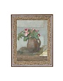 Rose Vase Framed Antique Art, 8 X 10 in.