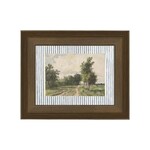 Provence Landscape Framed Antique Art, 10 X 8 in.