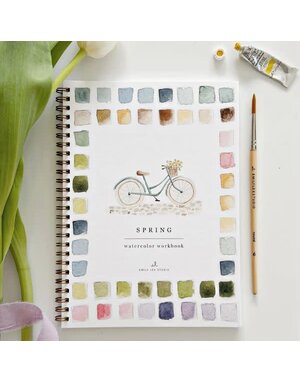 emily lex studio Watercolor Workbook, Spring