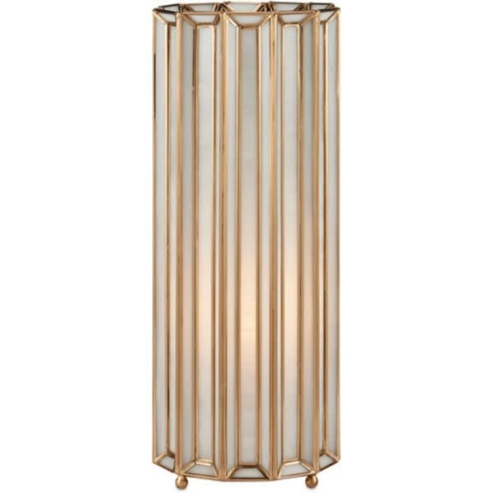 Currey and Co Daze Uplight Table Lamp, 15 X 15 X 27