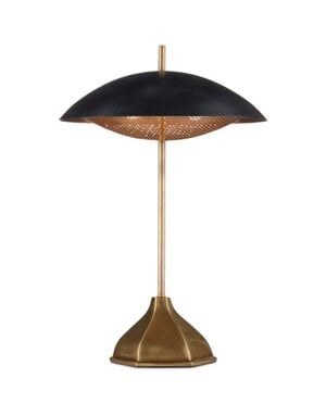 Currey and Co Domville Table Lamp, 18 X 18 X 27