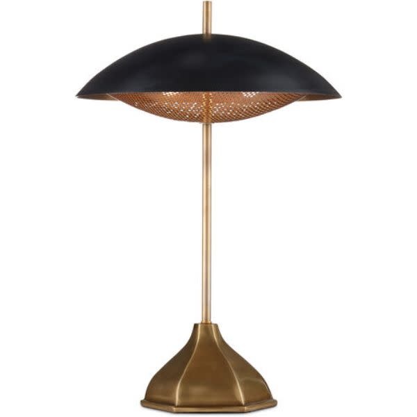 Currey and Co Domville Table Lamp, 18 X 18 X 27, Lighting Available for Local Delivery or Pick Up